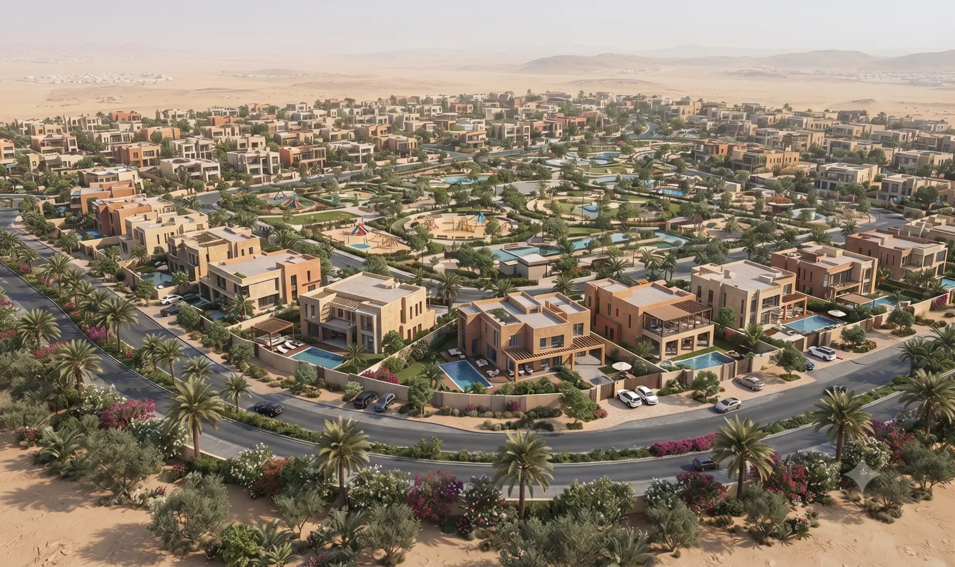 المجمعات السكنية و التجارية